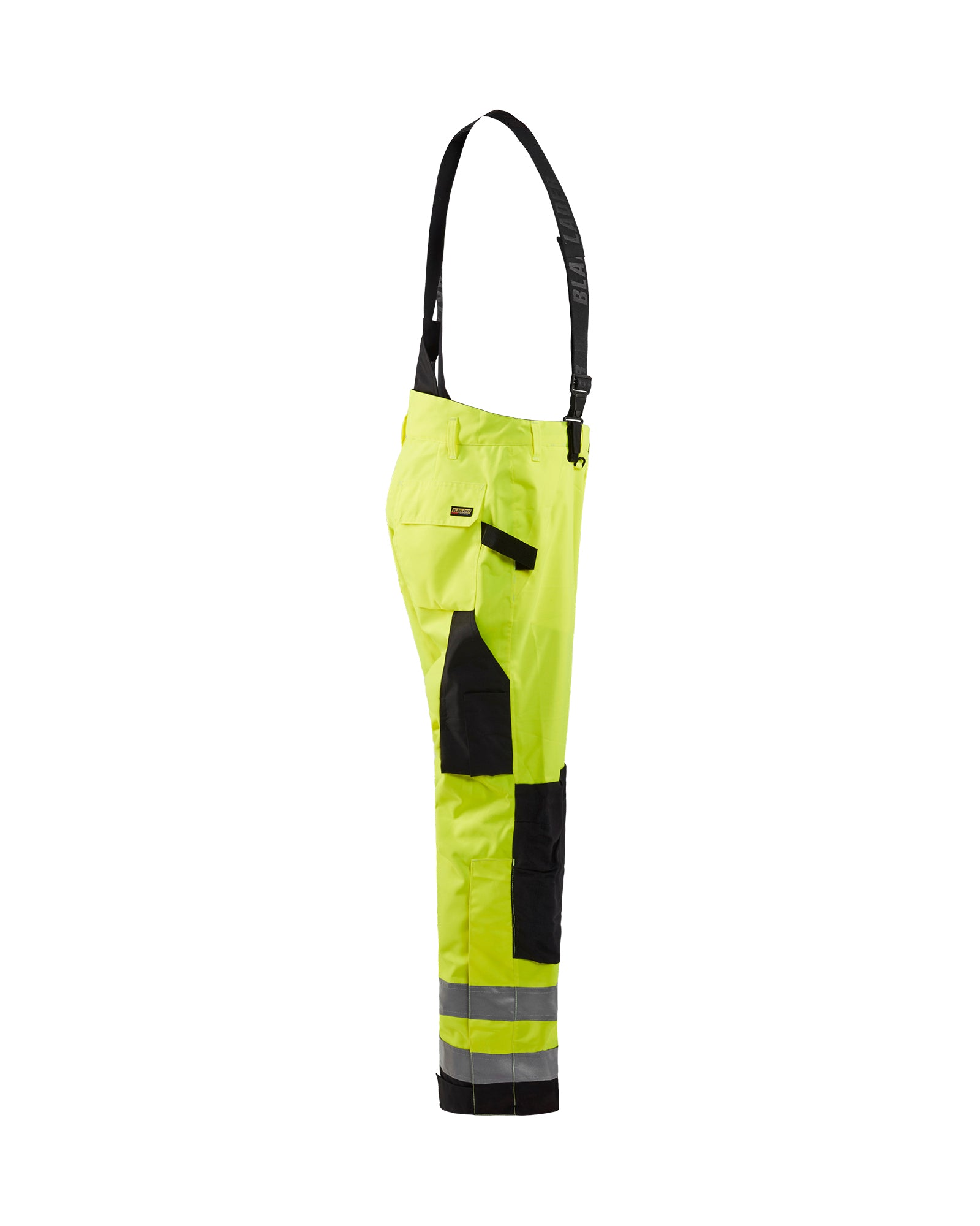 HI-VIS SHELL PANTS - Yellow Hi-viz/Black
