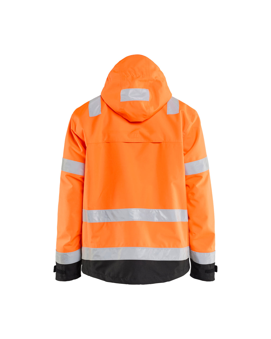 HI-VIS SHELL JACKET - Orange Hi-viz/Black