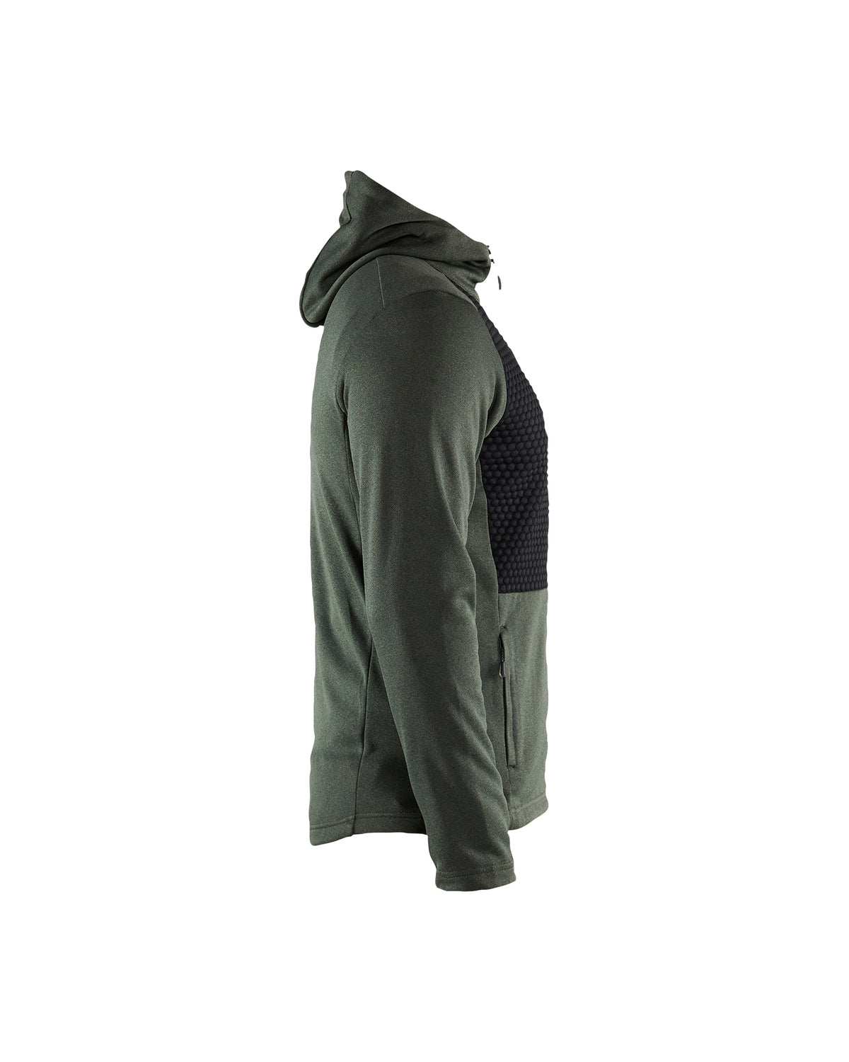 Tech Jacket - With hood - Autumn green/Black