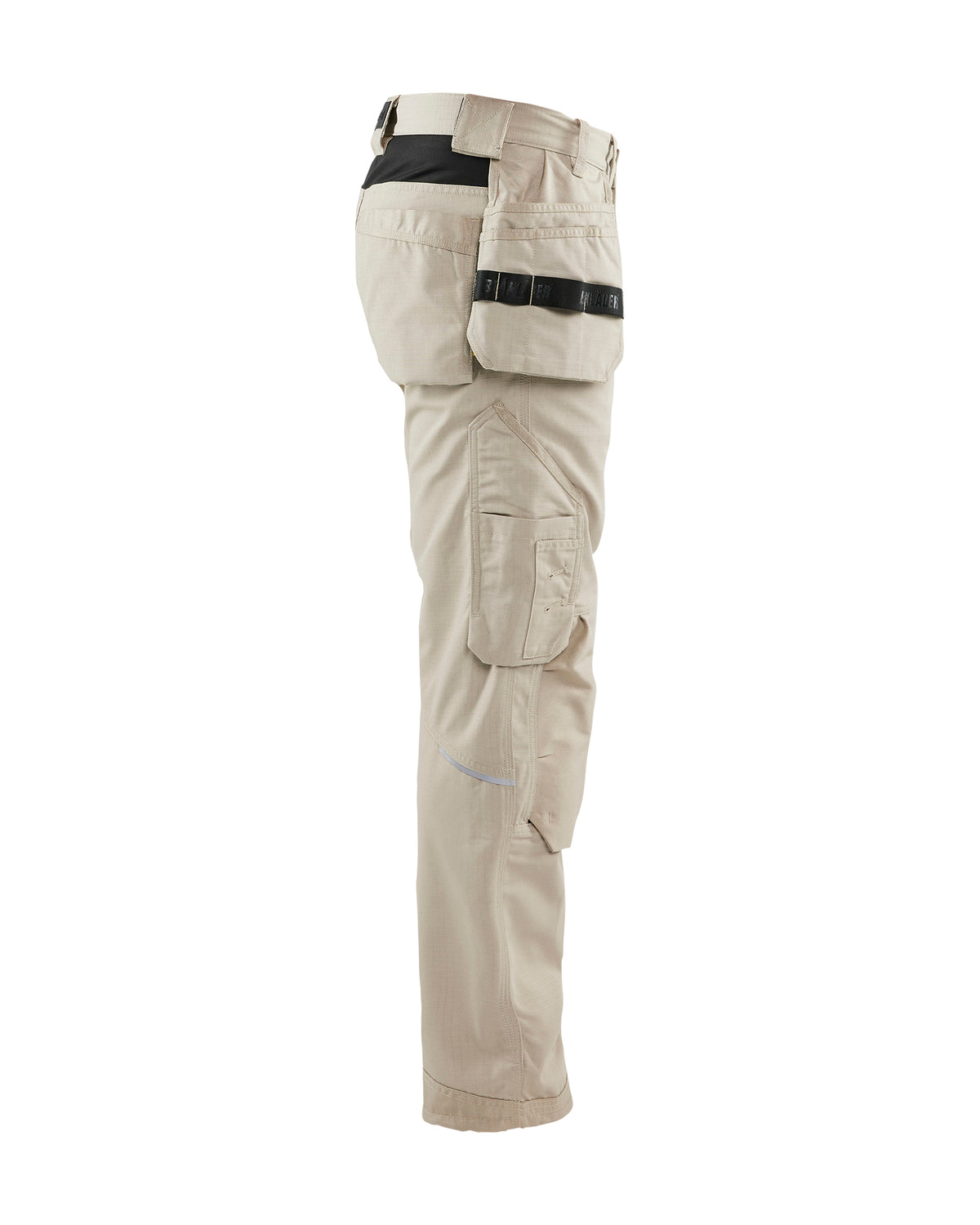 Ripstop Pants With Utility Pockets - Stone