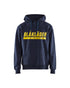Hooded sweatshirt with print - Dark navy blue
