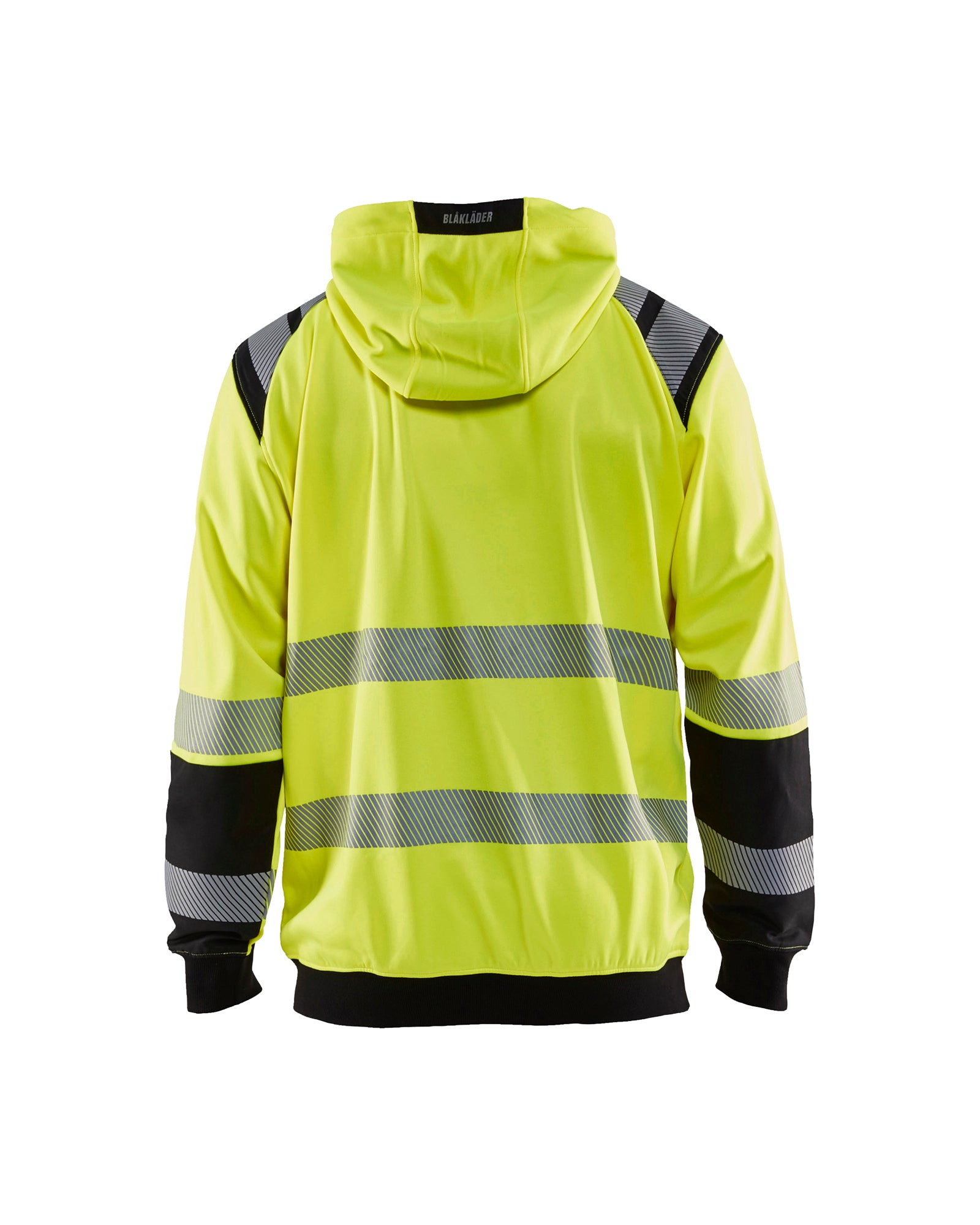 Hi-Vis Zip Sweatshirt - Yellow Hi-viz/Black