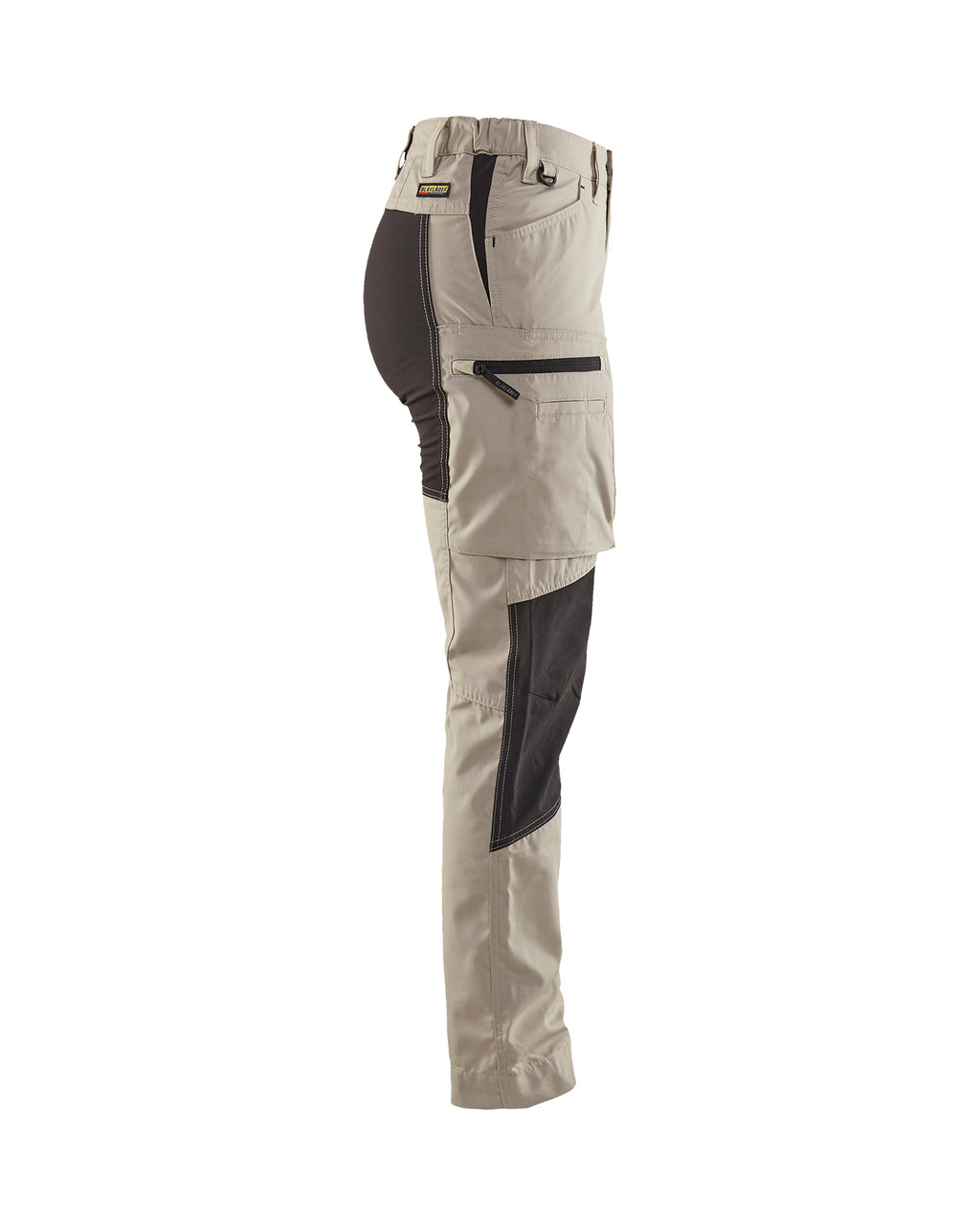WOMEN'S SERVICE STRETCH PANTS - Stone/Black