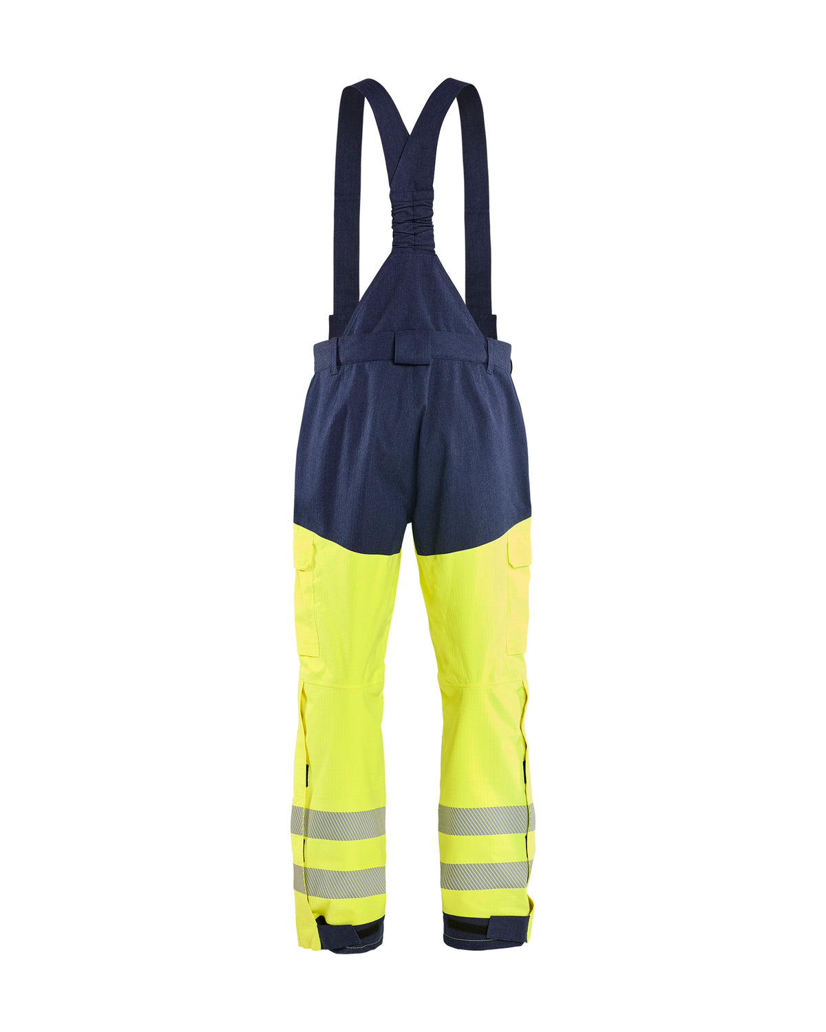 Multinorm Shell Pant - Yellow Hi-viz/Navy blue
