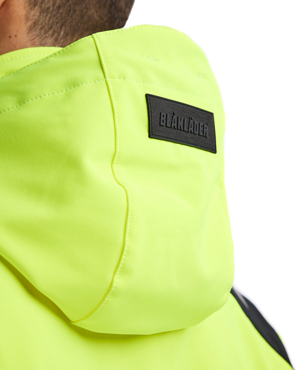 Hi-Vis Softshell Jacket - Yellow Hi-viz/Black