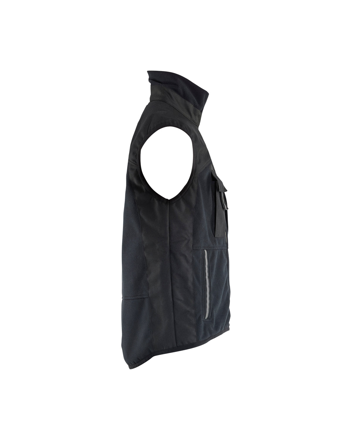 Two Fisted Fleece Vest - Black