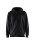 Hooded Zip-up Sweatshirt - Black