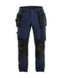 4-Way stretch Work Pants - Dark navy/Black