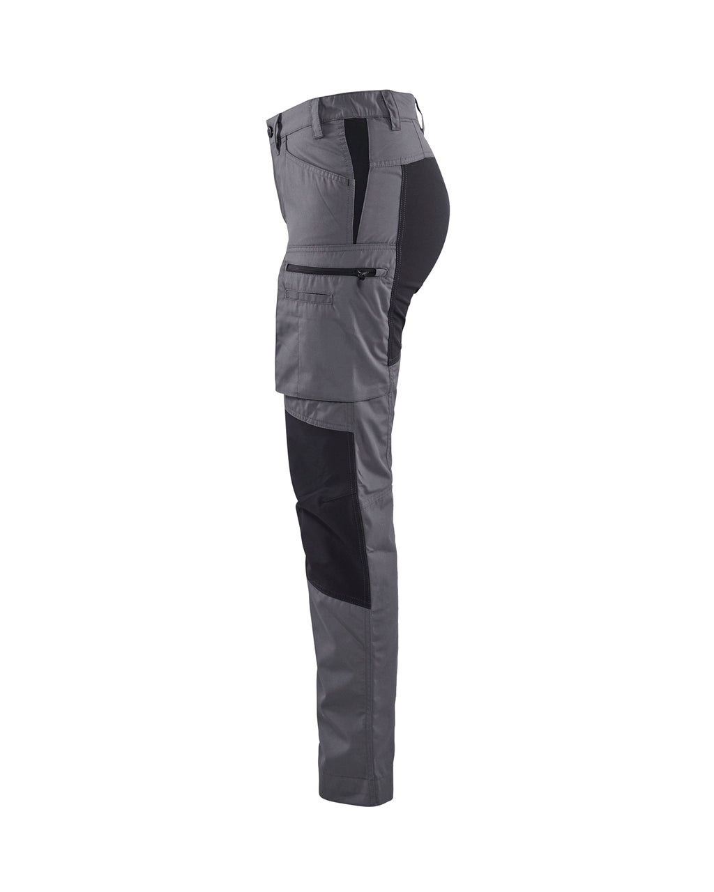 WOMEN'S SERVICE STRETCH PANTS - Grey/Black
