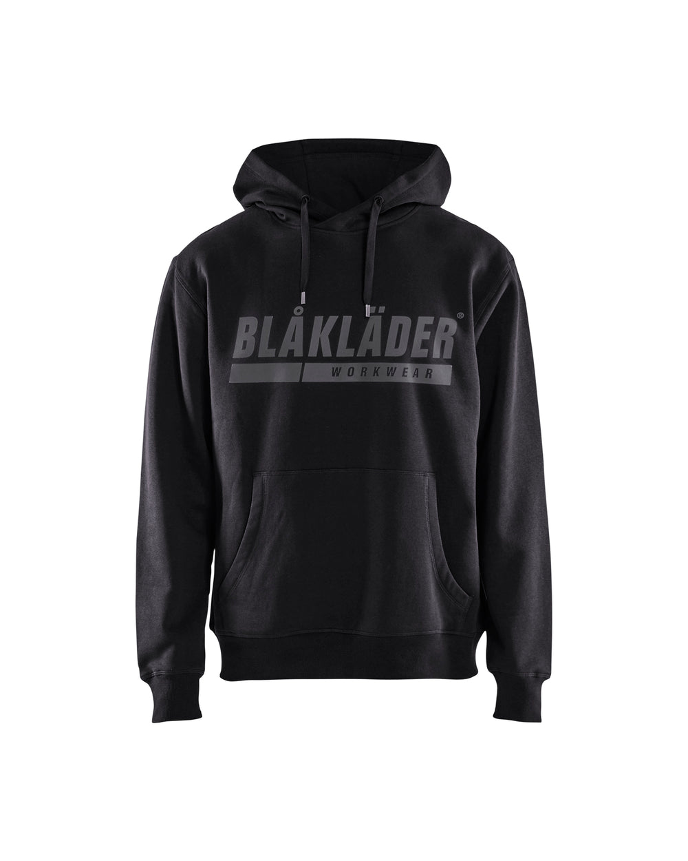 Hooded sweatshirt with print - Black