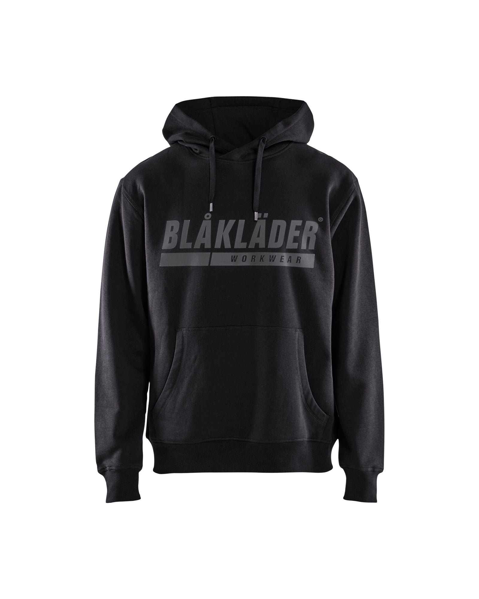 Hooded sweatshirt with print - Black