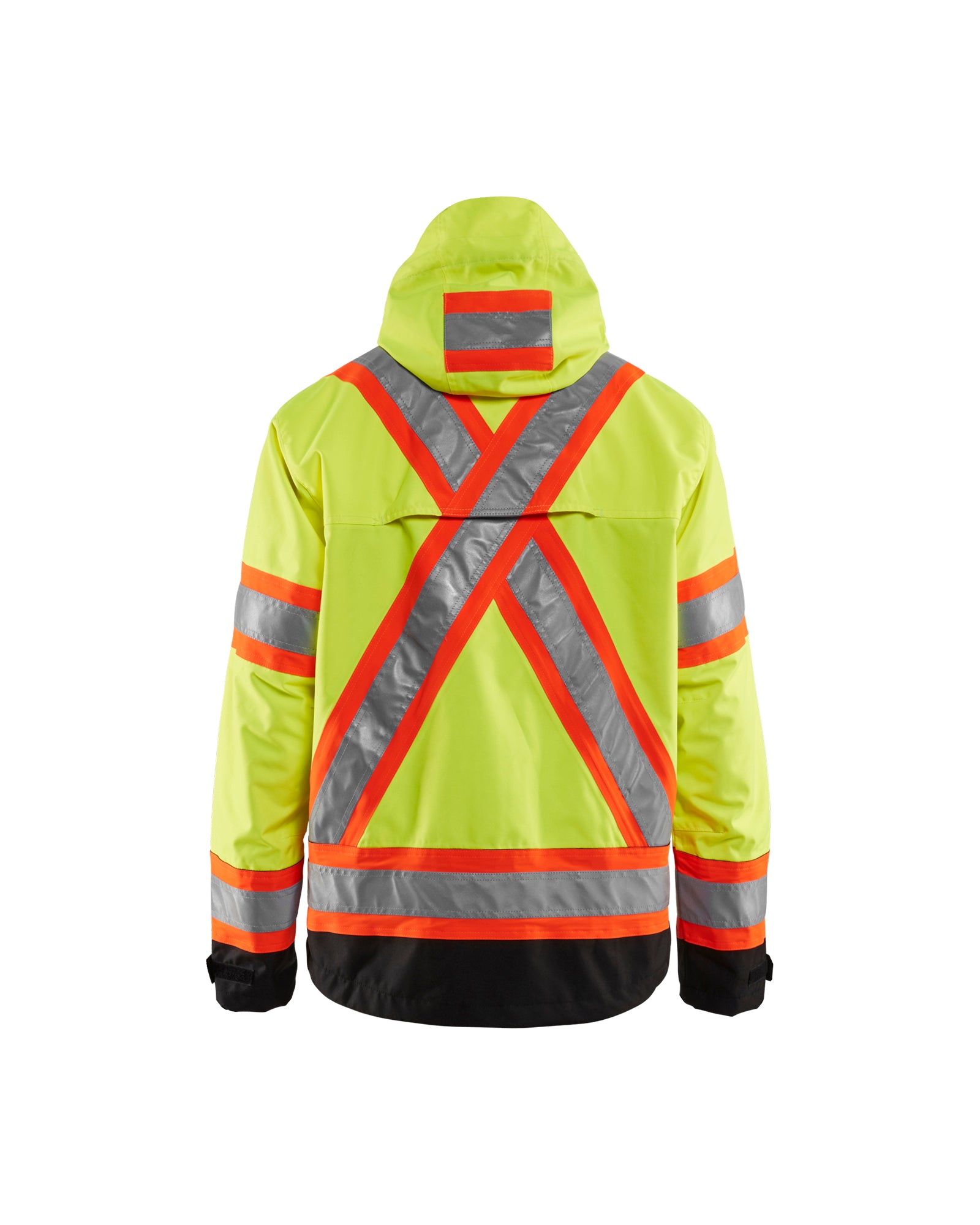 HI-VIS SHELL JACKET - Yellow Hi-viz/Black
