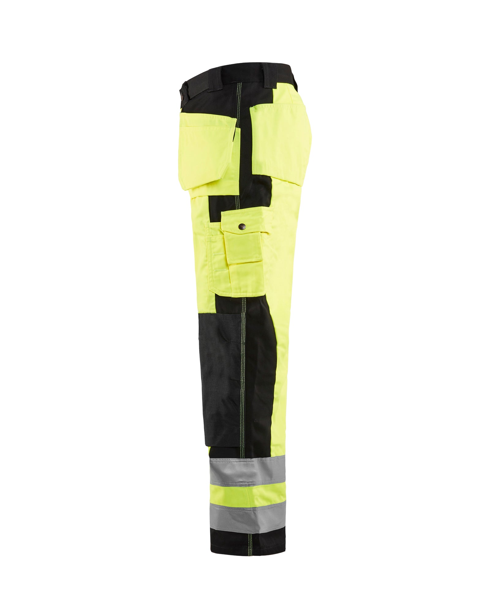 Hi-Vis Work Pants - Yellow Hi-viz/Black