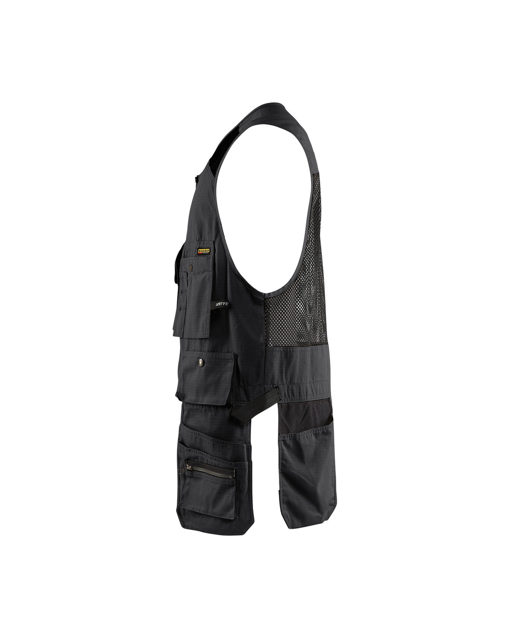 Ripstop Kangaroo Mesh Vest - Black