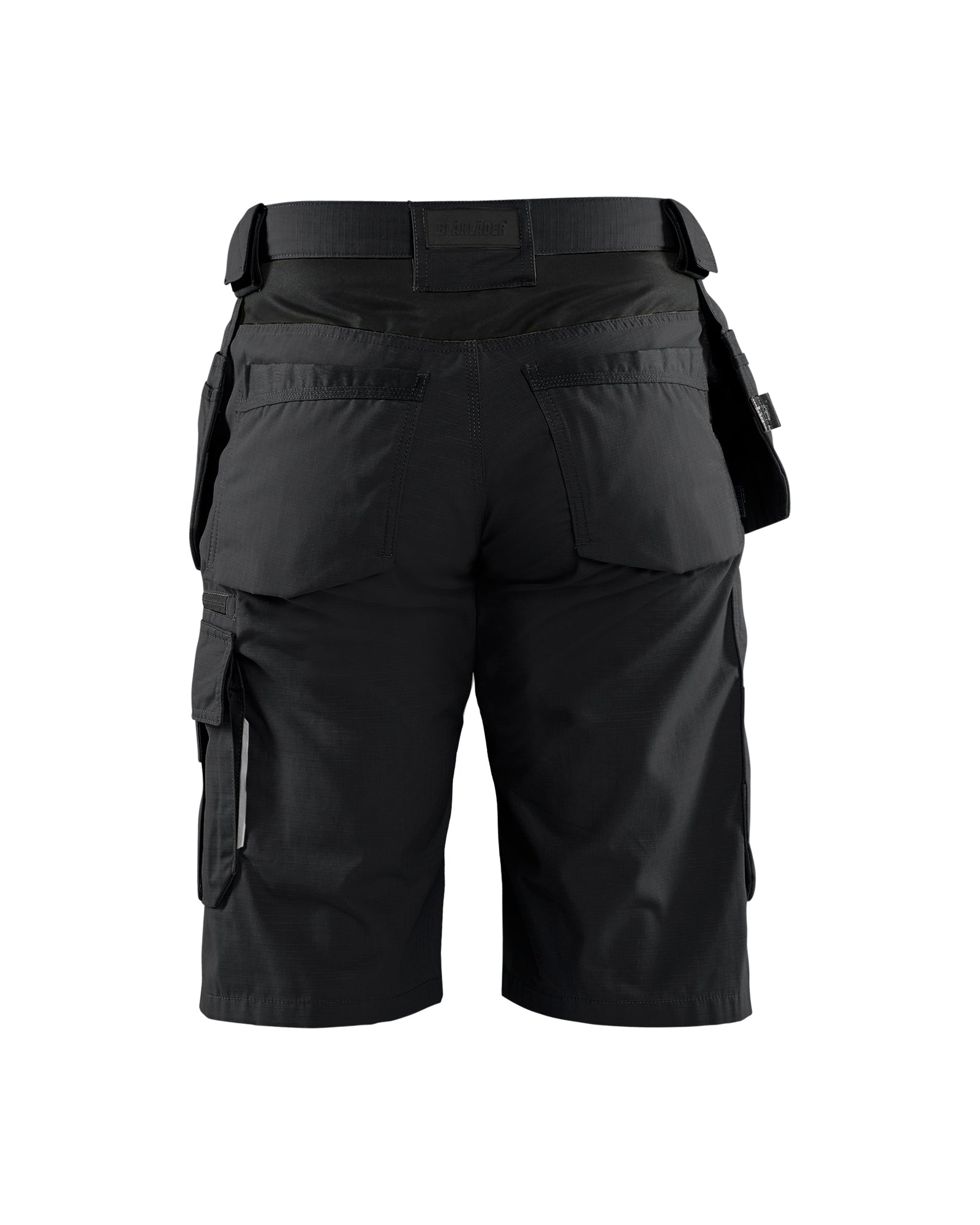 Ripstop Long Short With Utility Pockets - Black