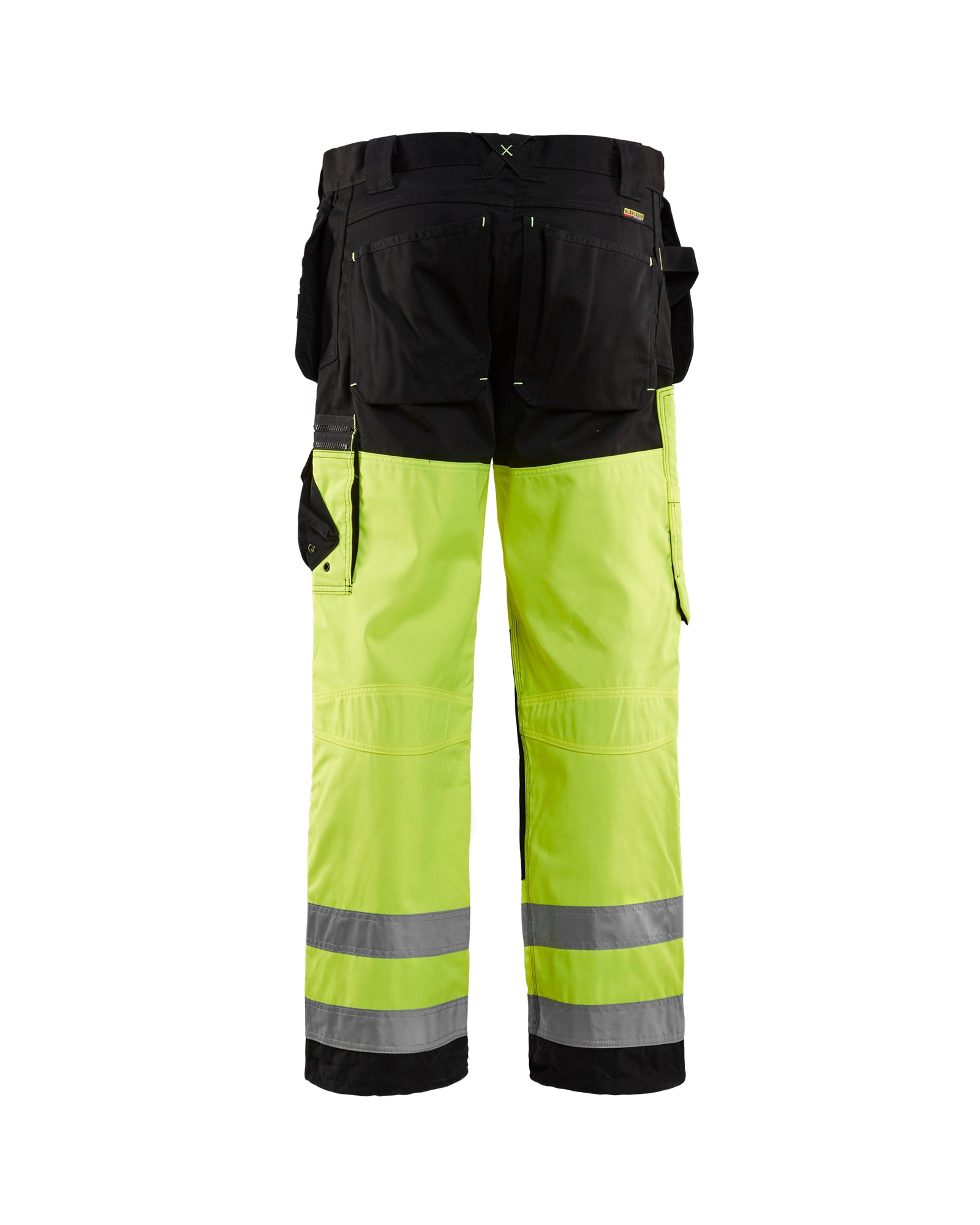HI-VIS X1600 WORK PANTS - Black/Yellow Hi-viz