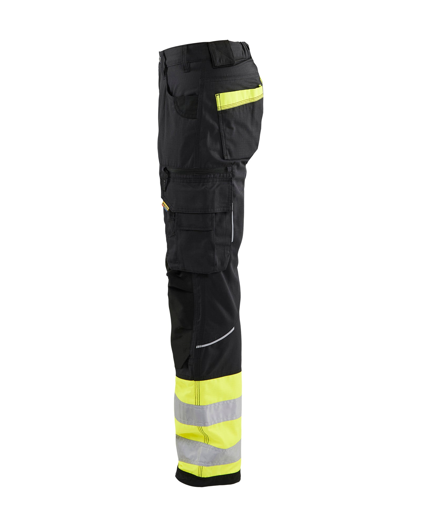 Women's Visibility Ripstop Pant - Black/Yellow Hi-viz