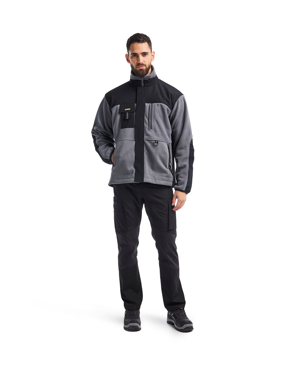 Two Fisted Fleece Jacket - Grey/Black