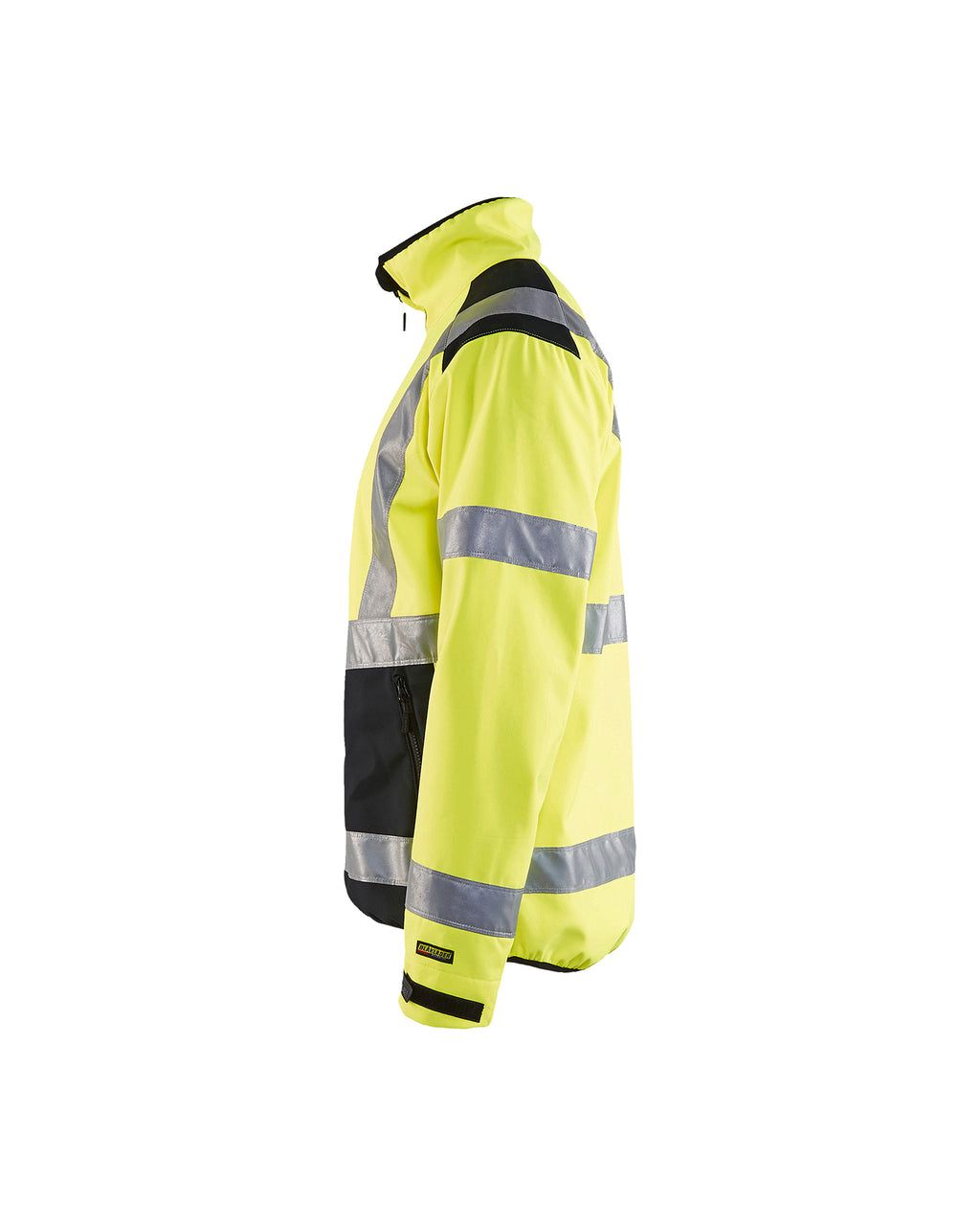 Hi-Vis Softshell Jacket - Yellow Hi-viz/Black