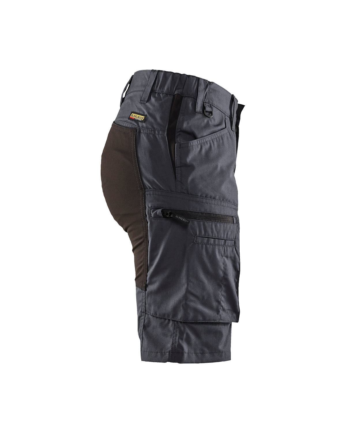 Women's Service Shorts With Stretch - Grey/Black
