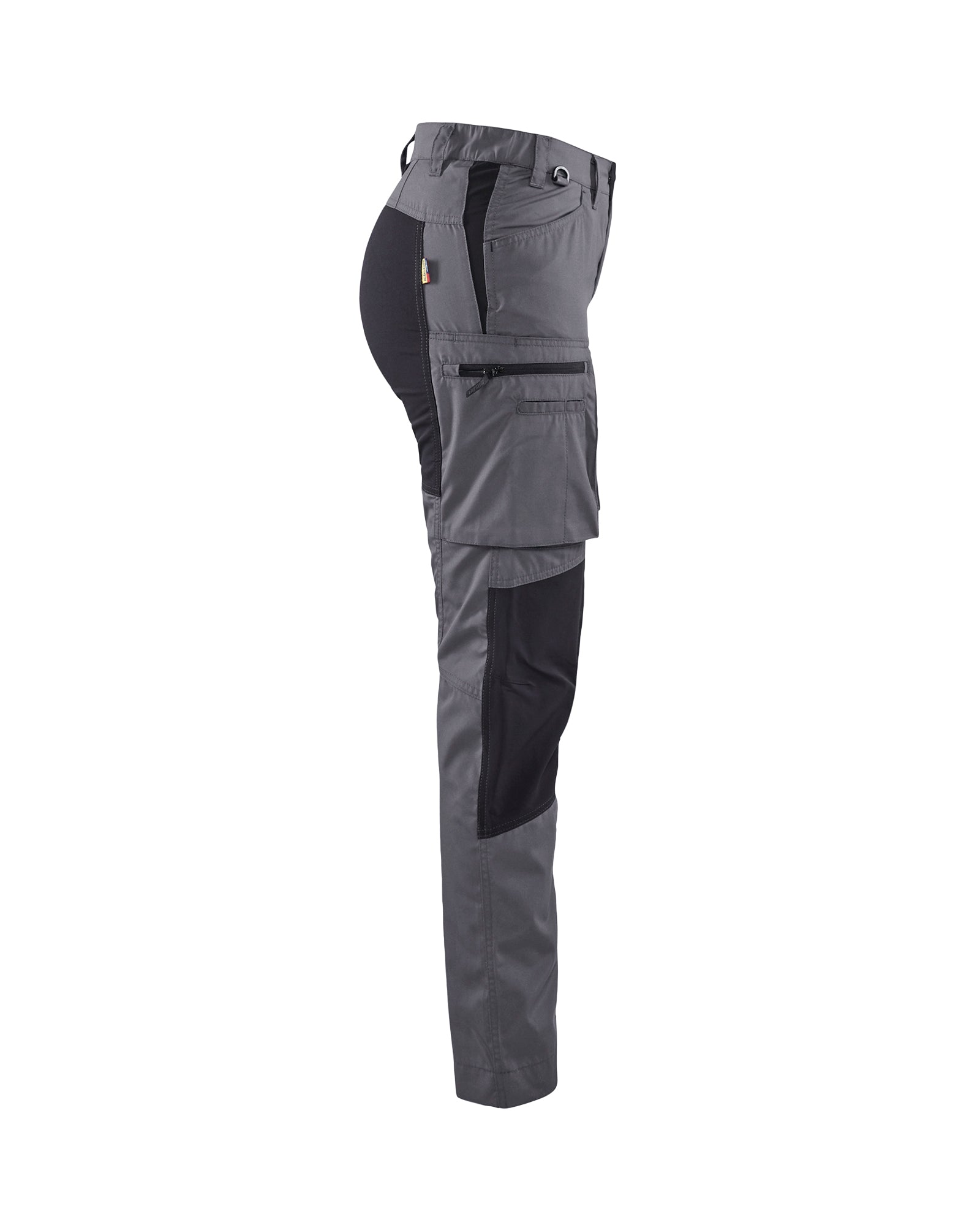 WOMEN'S SERVICE STRETCH PANTS - Grey/Black