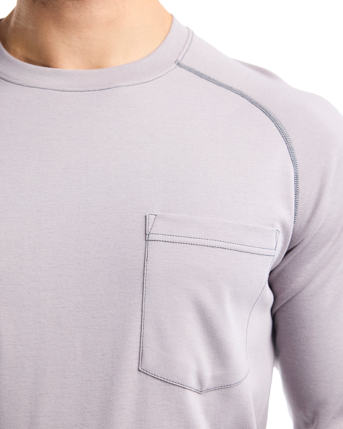 FR Light Long Sleeve T-shirt (9.1cal) - Light grey