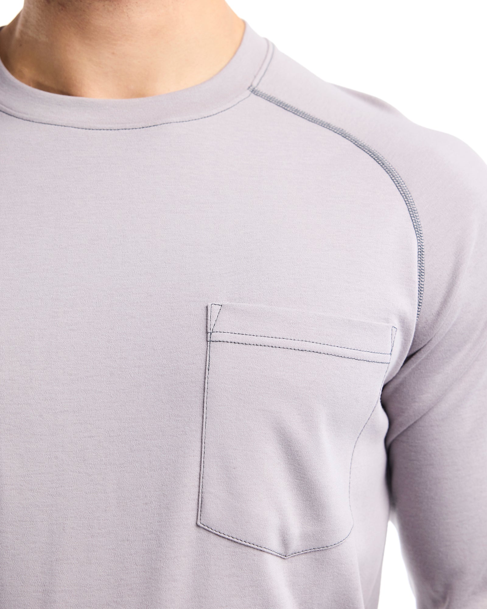 FR Light Long Sleeve T-shirt (9.1cal) - Light grey