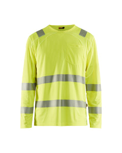 Hi Vis Long sleeve T-Shirt - Yellow