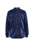 FR Button-Up Shirt - Navy blue