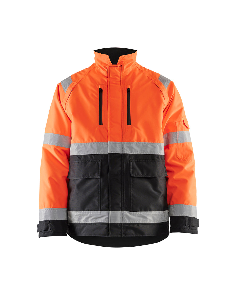 HI-VIS WINTER JACKET - Orange Hi-viz/Black