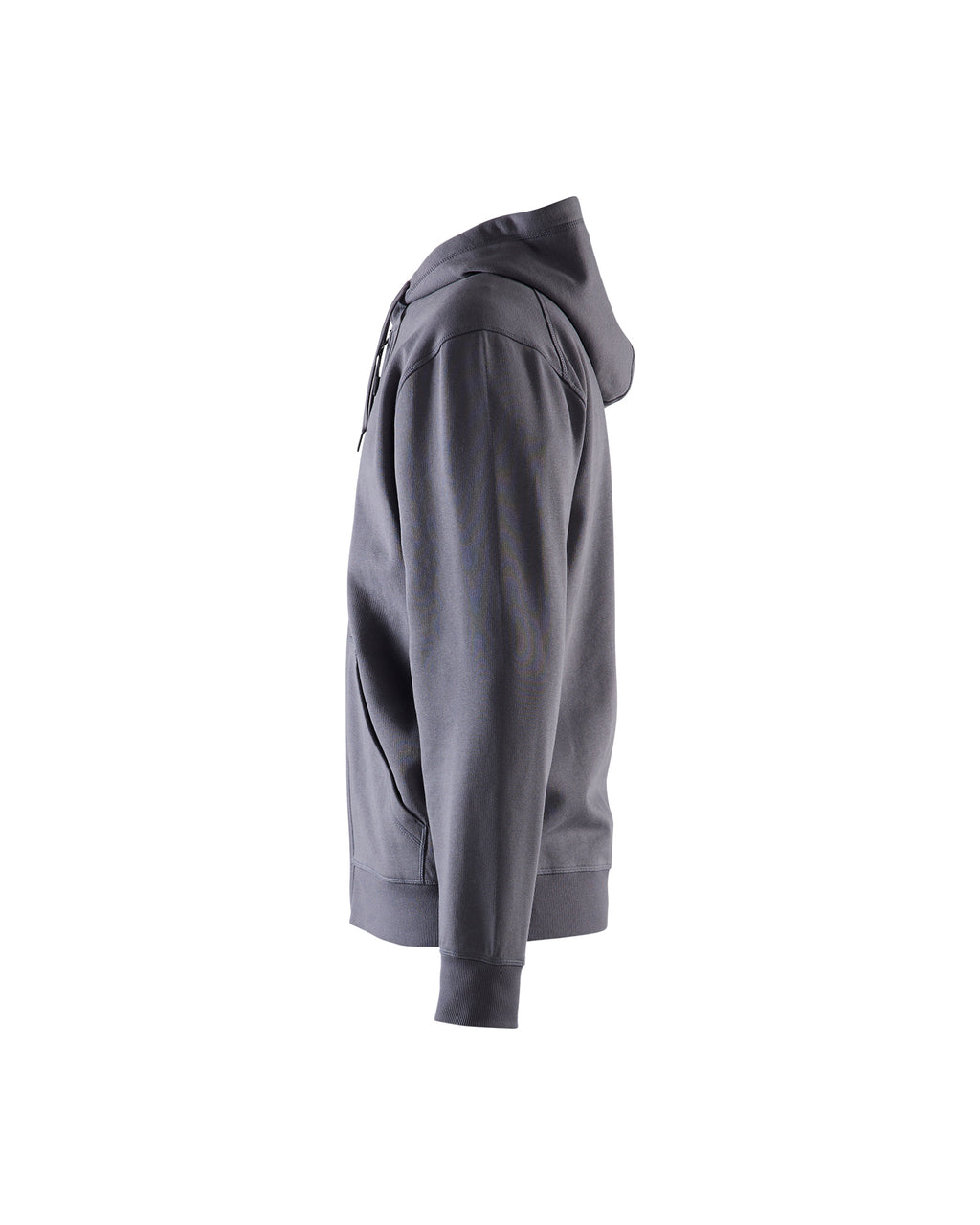 Branded Hooded Zip-up Sweatshirt - Grey