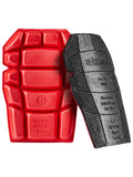 Wide Reinforced Kneepads - Black/Red