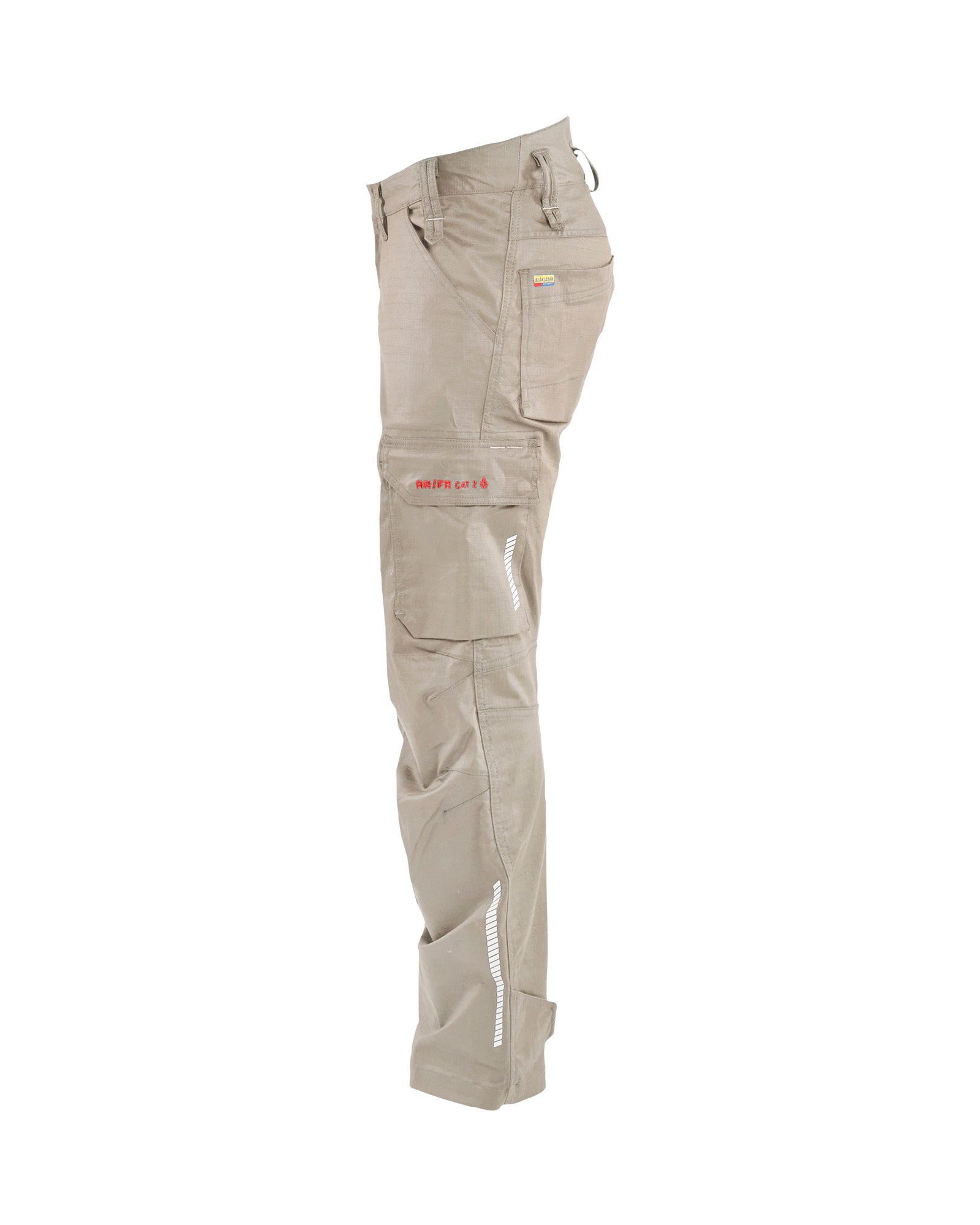 FR Stretch Pants With Kneepads - Stone