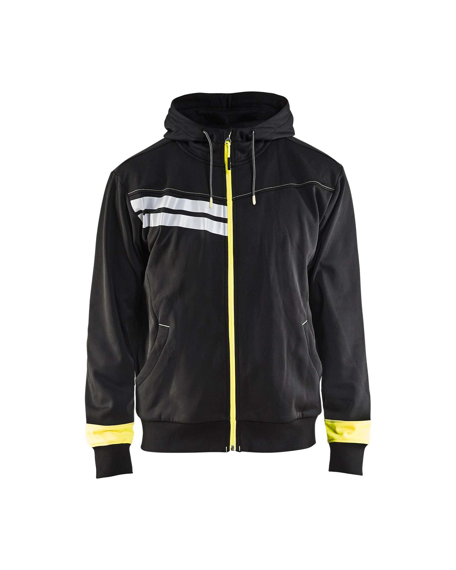 Visibility Zip Sweatshirt - Black/Yellow Hi-viz