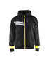 Visibility Zip Sweatshirt - Black/Yellow Hi-viz